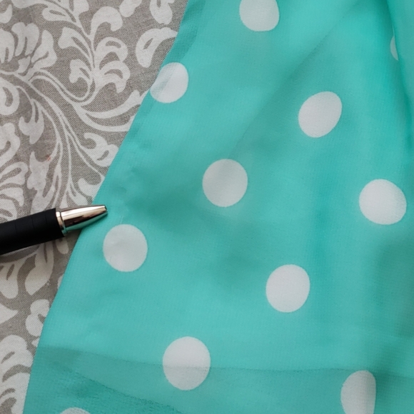 Rare Editions Floral Crochet and Polka Dot Spring Dress - Picture 5 of 7